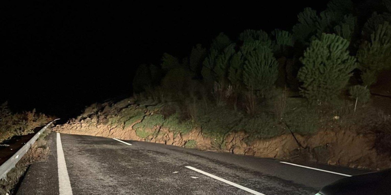 İstanbul-İzmir Otoyolu heyelan nedeniyle ulaşıma kapatıldı