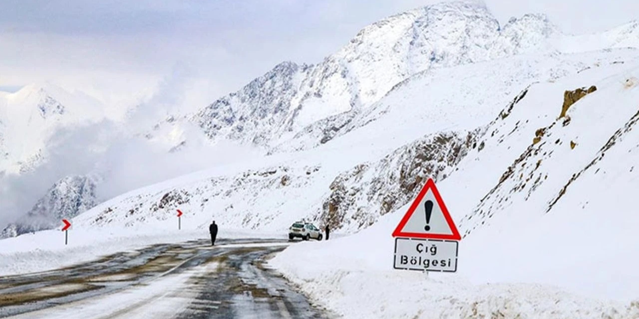 Meteoroloji'den 2 il için çığ uyarısı