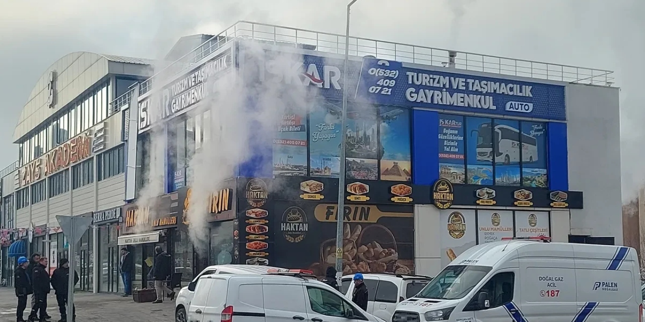 Erzurum'da fırında korkutan patlama