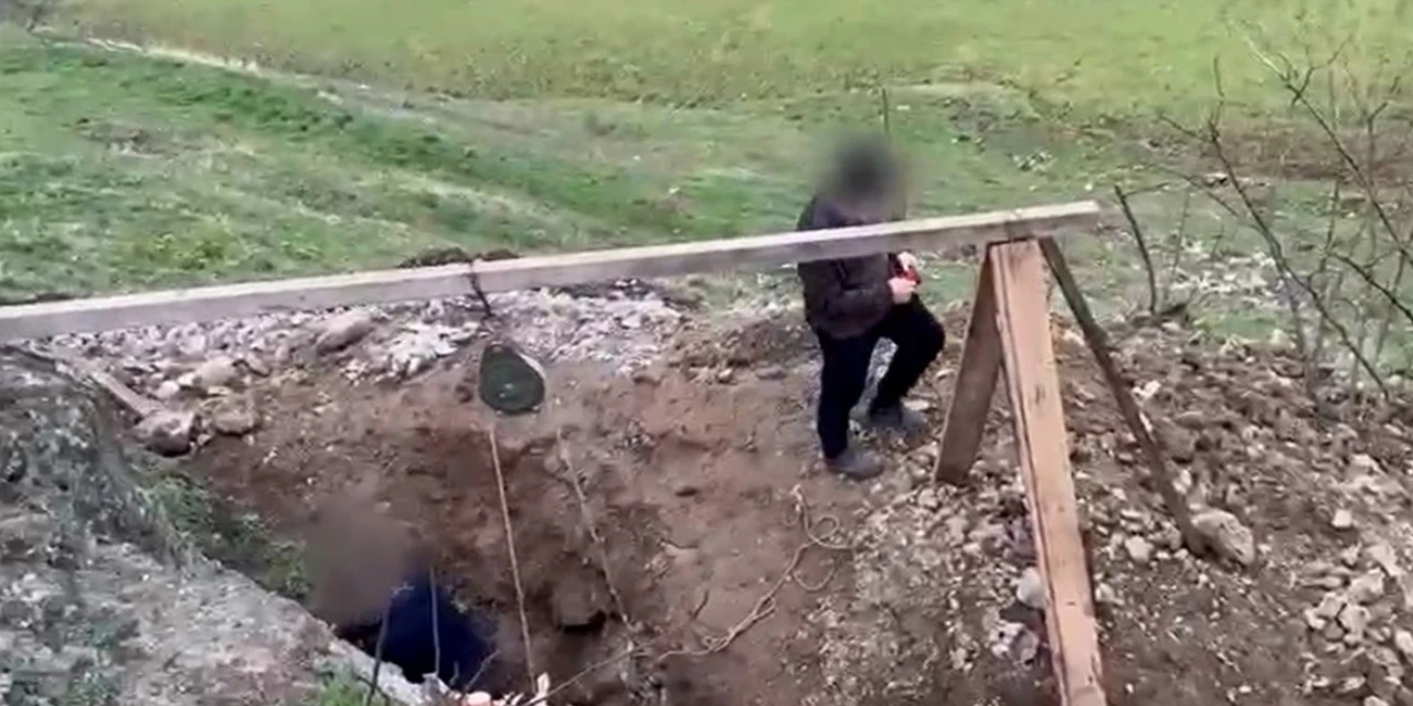 'Kanalizasyon' kazısı bahanesiyle define avına suçüstü