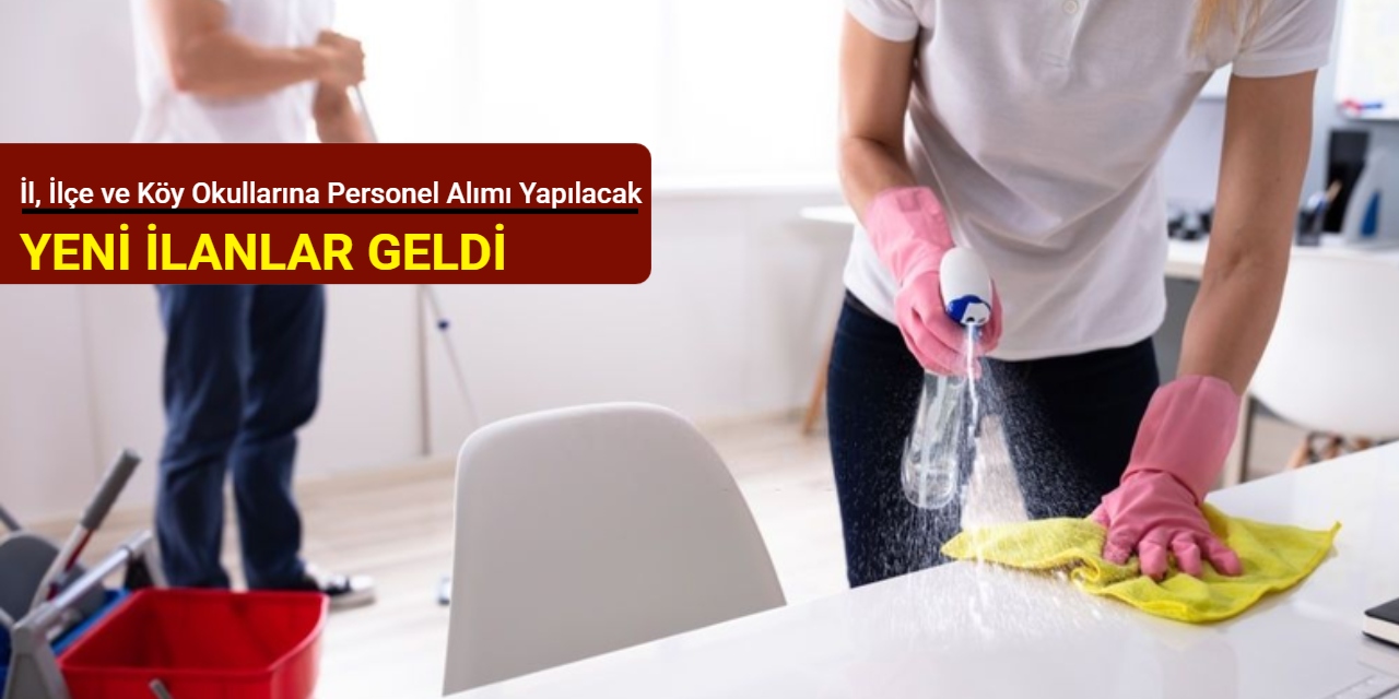 İl, İlçe ve köy okullarına personel alımı yapılacak Mart 2026