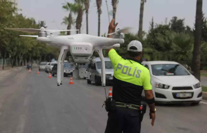 Trafikte “Kaynak” Yapanlara Drone’lu Denetim, Sürücülere Ceza Kesildi