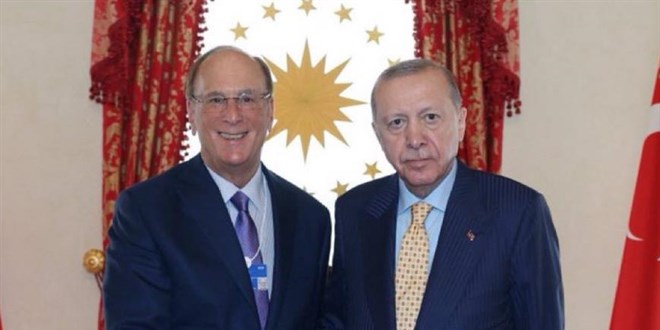 Erdoğan, BlackRock CEO’su ile Görüştü