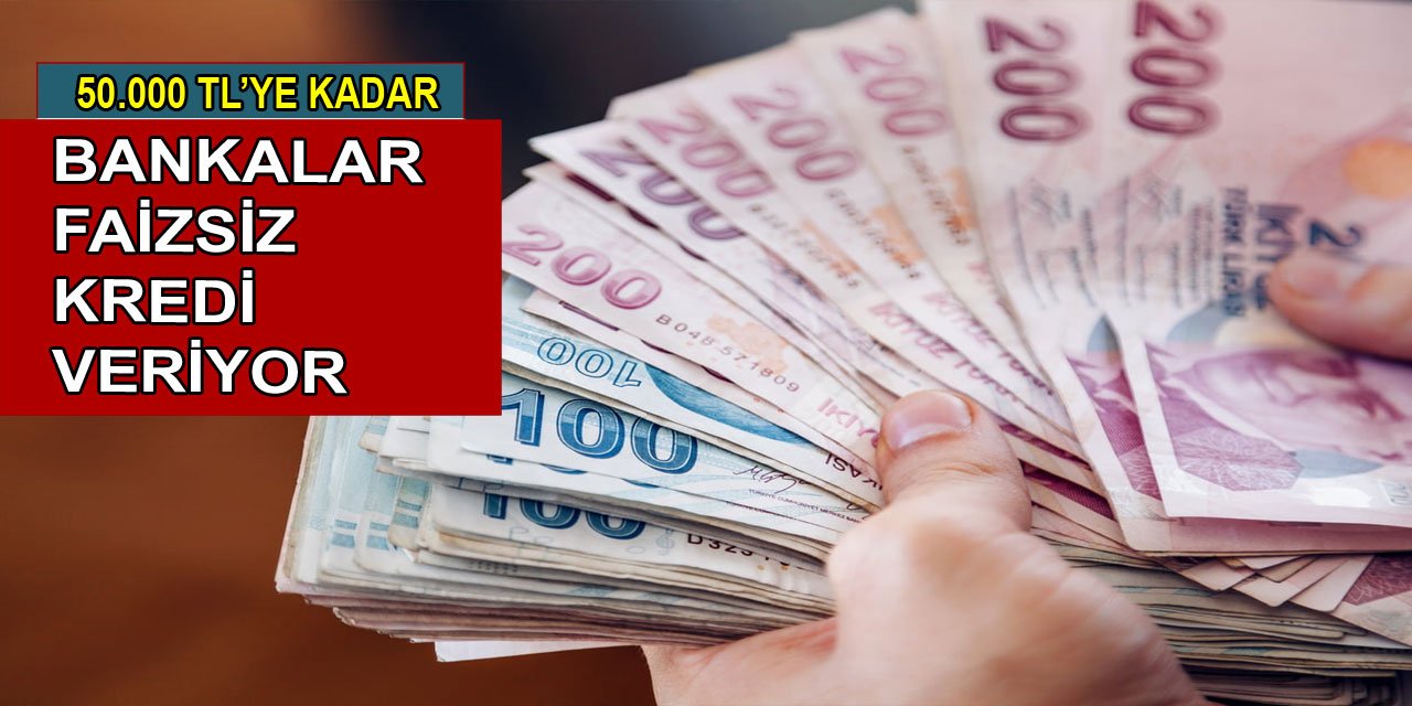 Birçok bankadan faizsiz kredi kampanyası