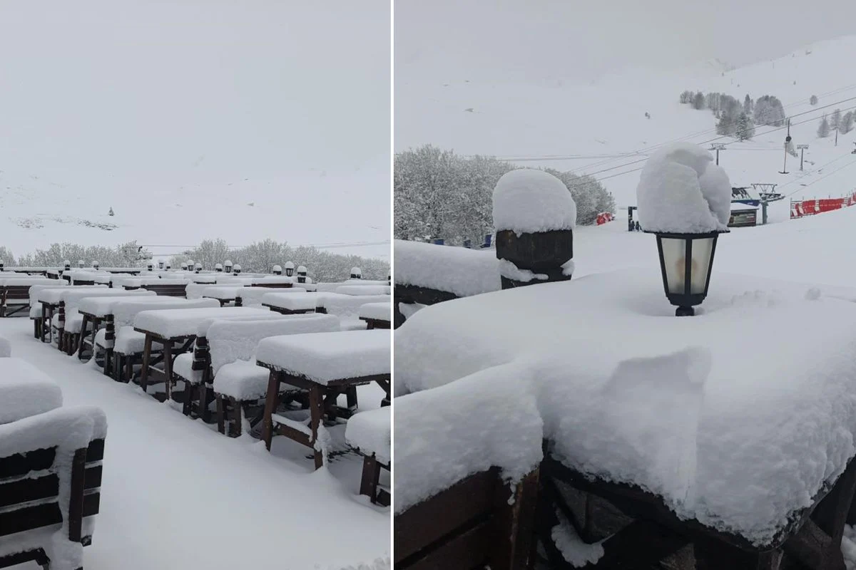 Mayıs Öncesi Kış Geri Döndü! Kar Kalınlığı 1 Metreye Ulaştı