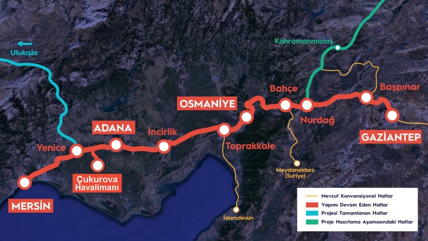 4 Şehri Birleştirecek Hızlı Tren Hattında Geri Sayım Başladı