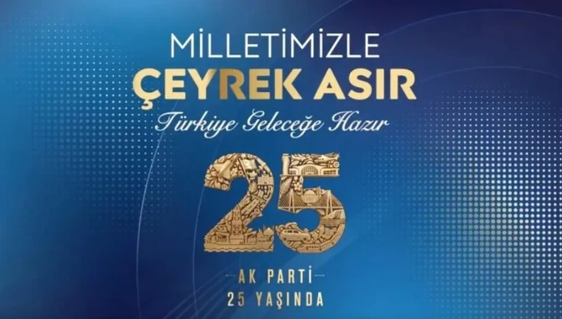 AK Parti 25. Kuruluş Yılına Özel Logosunu Tanıttı
