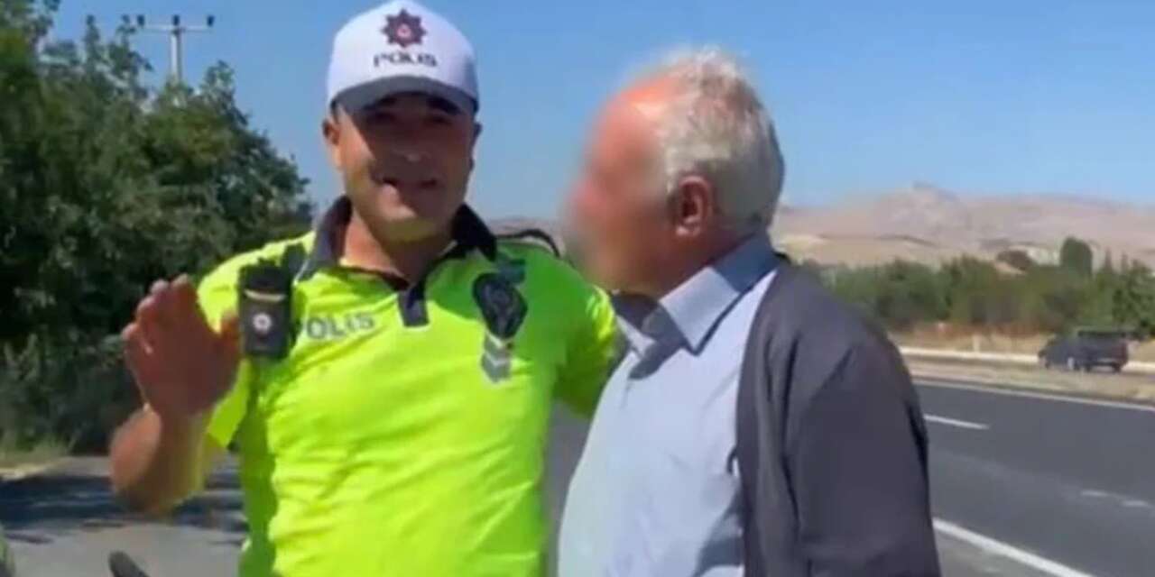Eşini Yol Kenarında Bırakan Sürücüye Polislerden İlginç Ceza