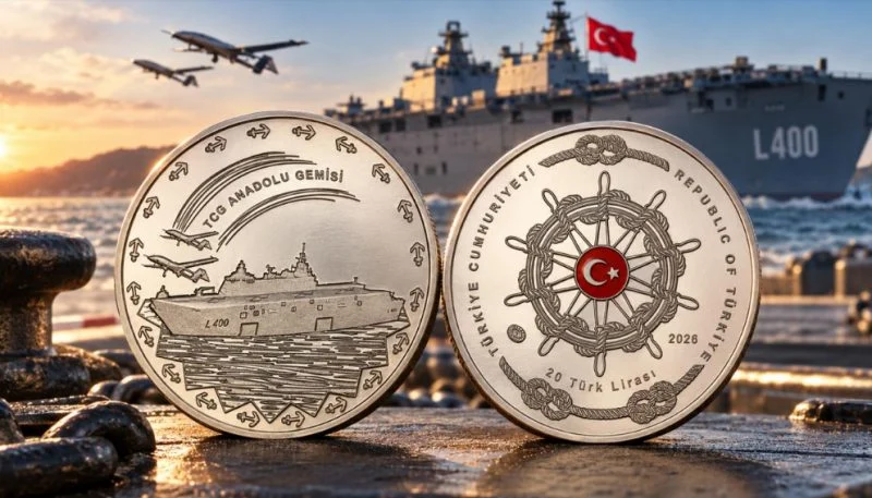 Darphane’den TCG Anadolu İçin Özel Hatıra Parası Basıldı