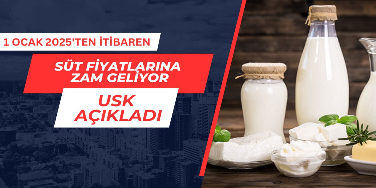 Süt fiyatlarına büyük zam geldi