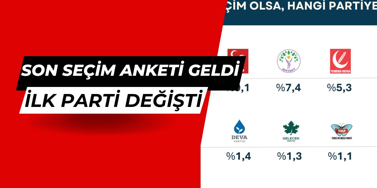 ORC'den 2024'ün son seçim anketi: İlk parti değişti