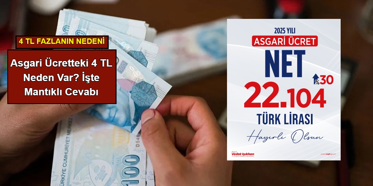 Asgari ücretteki 4 TL nedir, neden var? İşte cevabı