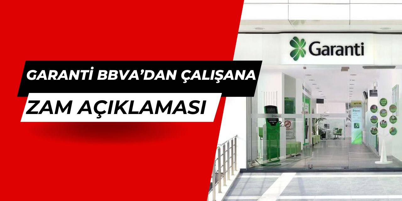 Garanti BBVA personel maaşına zam