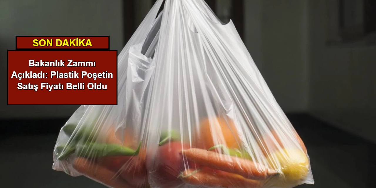 Bakanlık zammı açıkladı: Plastik poşetin satış fiyatı belli oldu