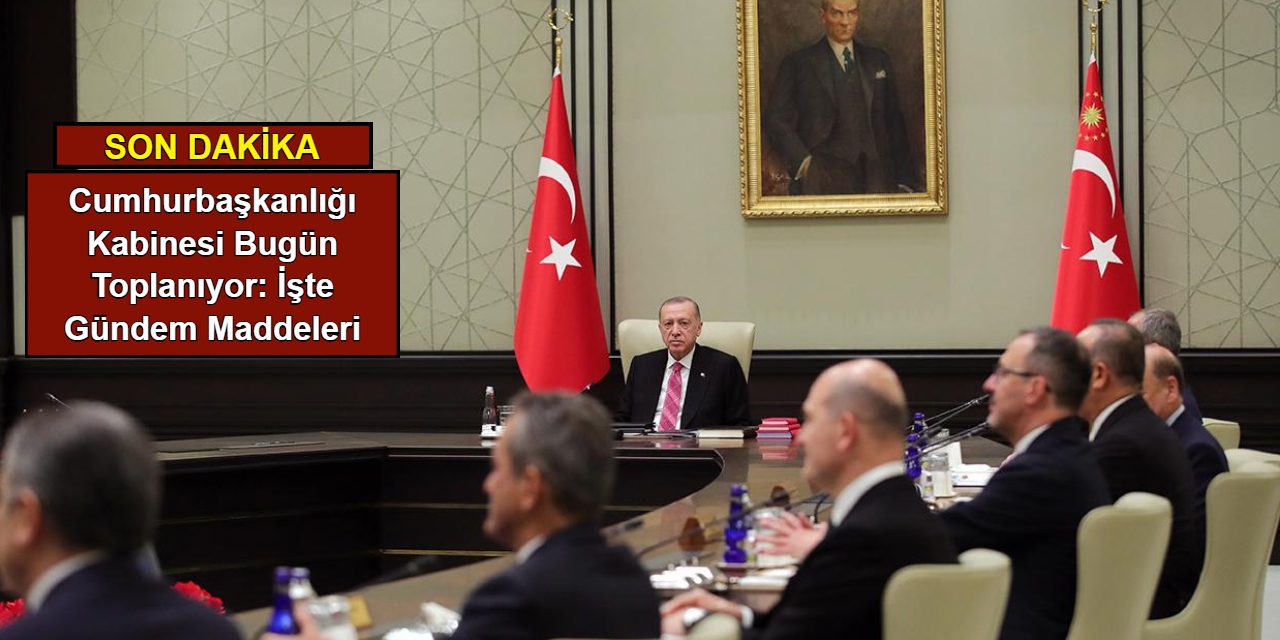 Cumhurbaşkanlığı Kabinesi bugün toplanıyor: İşte gündem maddeleri