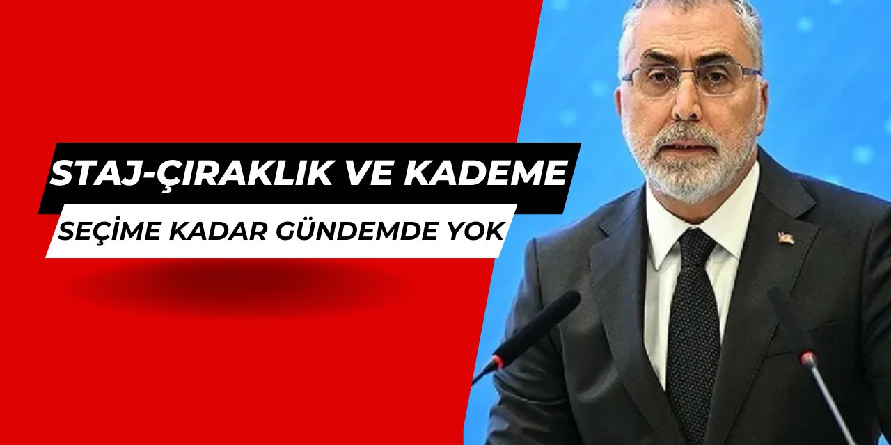 Kademeli emeklilik, staj ve çıraklık seçime kadar yok!