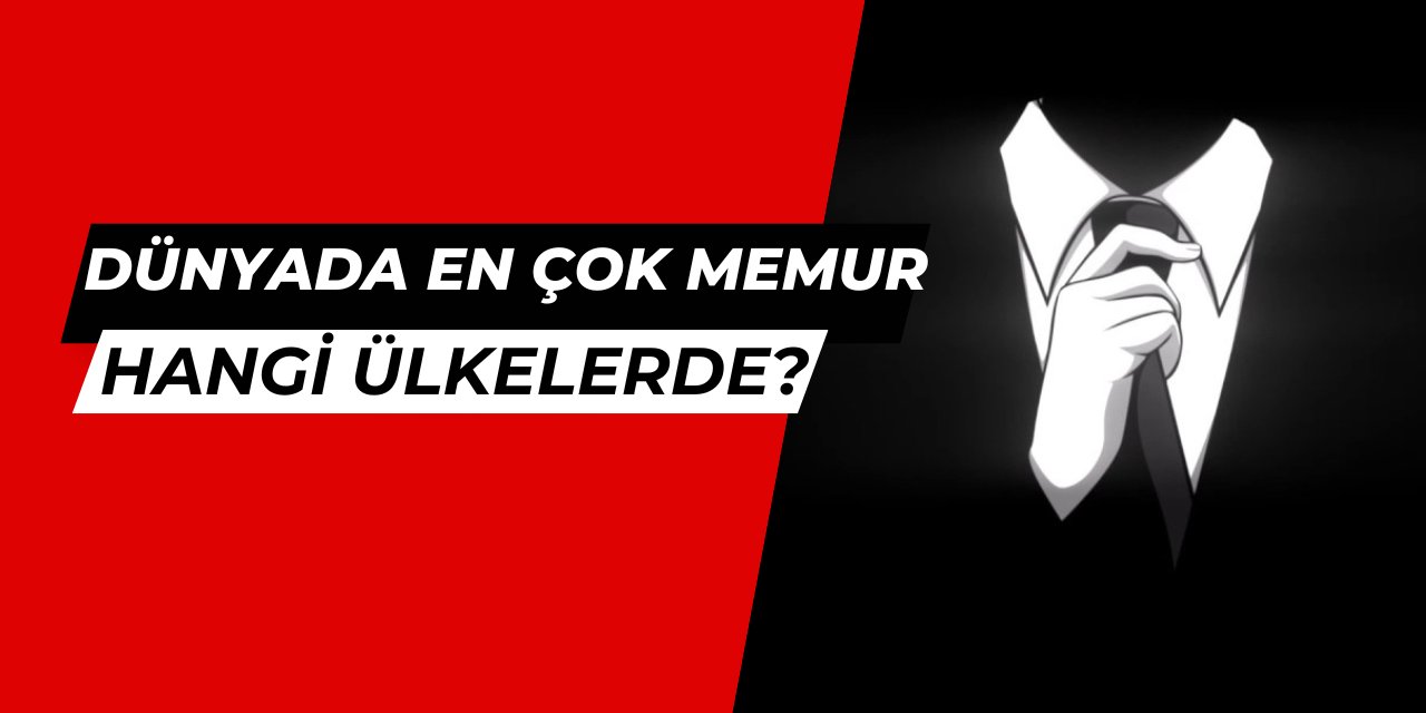 Dünyada en çok memurun olduğu ülke belli oldu: Türkiye kaçıncı sırada?