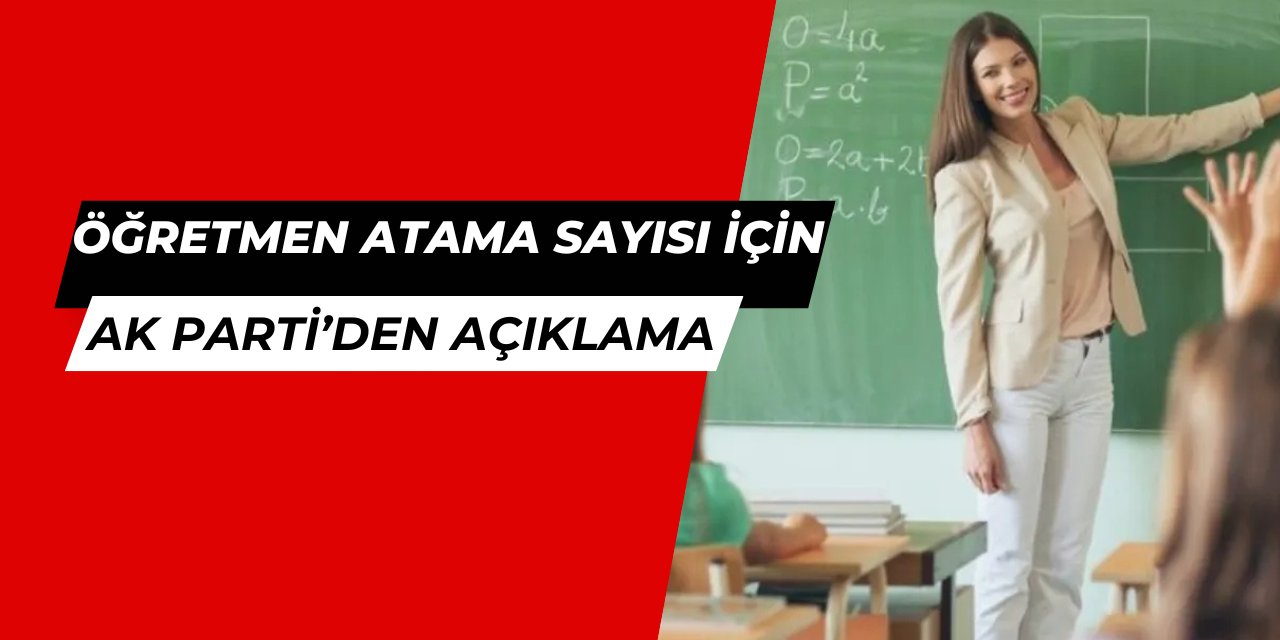 2025 öğretmen ataması: Sayı için ilk bilgi geldi