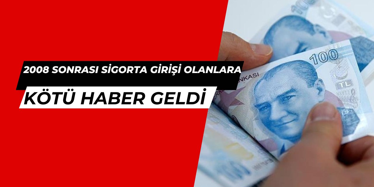 1 Ekim 2008 sonrası sigorta girişi olanlar, emekli olunca çalışamayacak!