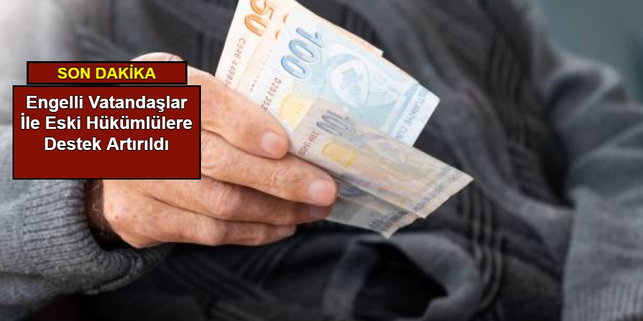 Engelli vatandaşlar ile eski hükümlülere destek artırıldı