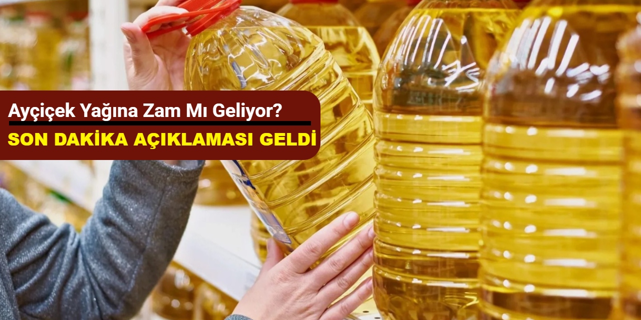 Ayçiçek yağına zam mı geliyor? Trakya Birlik'ten açıklama geldi