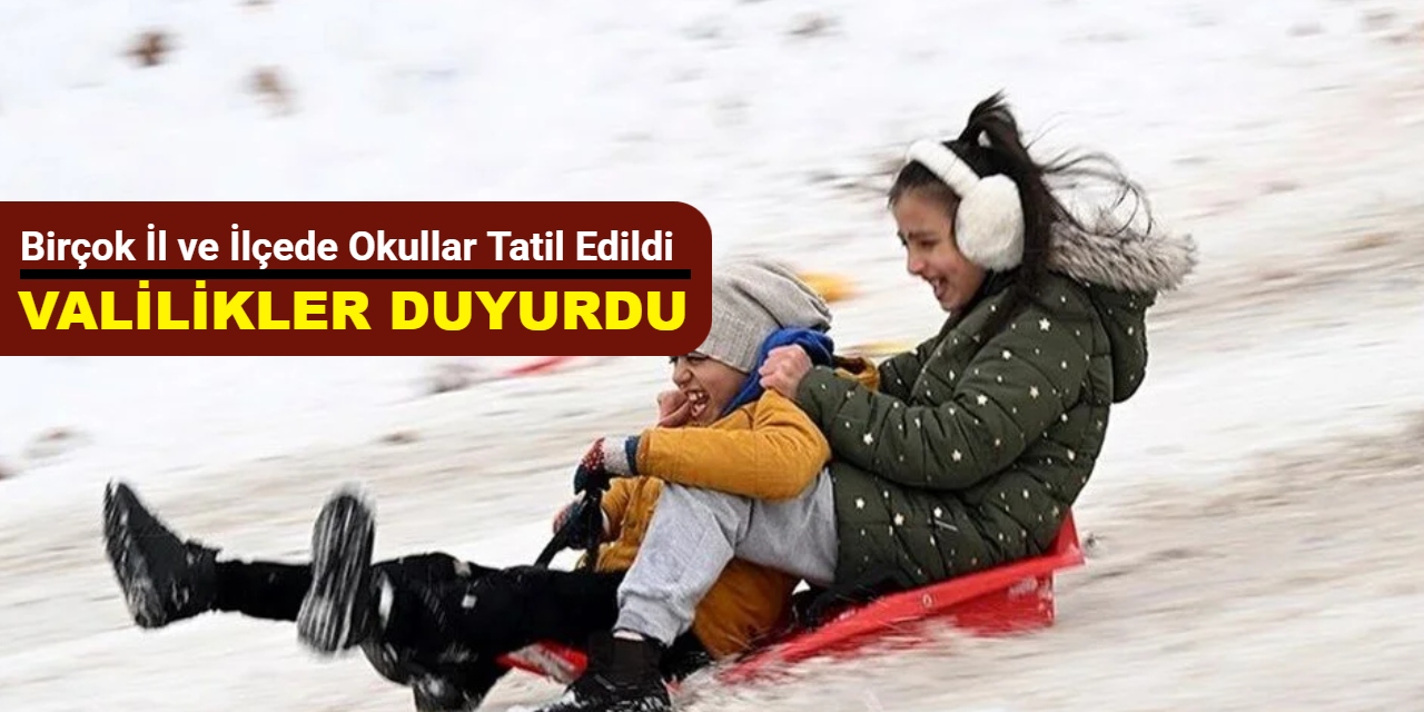 19 Şubat 2025: Hangi illerde okullar tatil edildi?