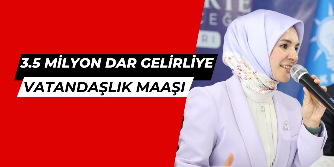 Son dakika: 3.5 milyon dar gelirliye yeni sosyal yardım: VATANDAŞLIK MAAŞI