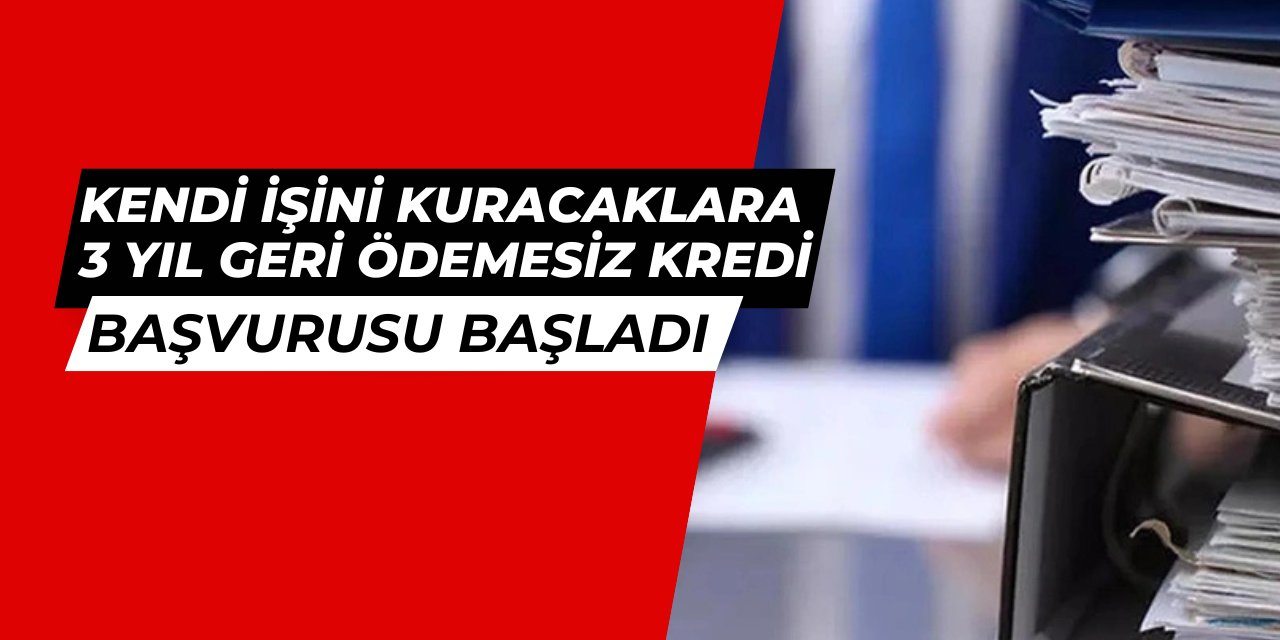 Kendi işini kuracaklara faizsiz ve 3 yıl geri ödemesiz kredi: KOSGEB başvurusu başladı 2025