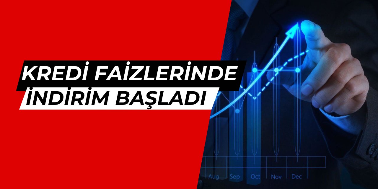 Faiz indirimi sonrası kredi faizleri düştü