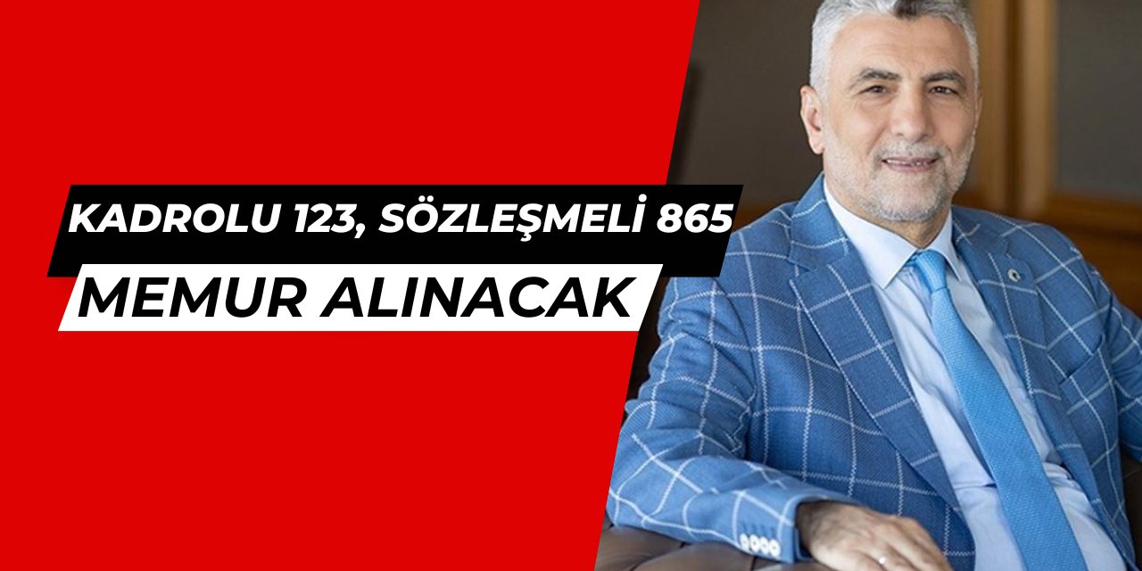 Ticaret Bakanlığı sözleşmeli 865 personel, 123 kadrolu memur alımı başvuru ne zaman 2025