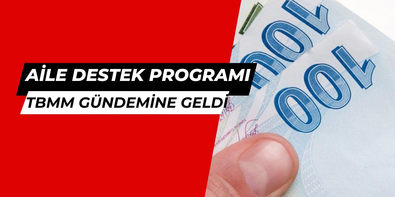 Aile destek programı uzatılacak mı, yeniden başlayacak mı? TBMM'ye geldi