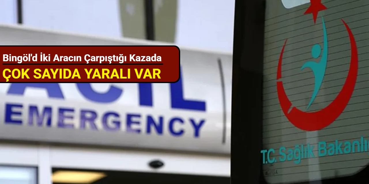 Bingöl'den son dakika: İki aracın çarpıştığı kazada çok sayıda yaralı var