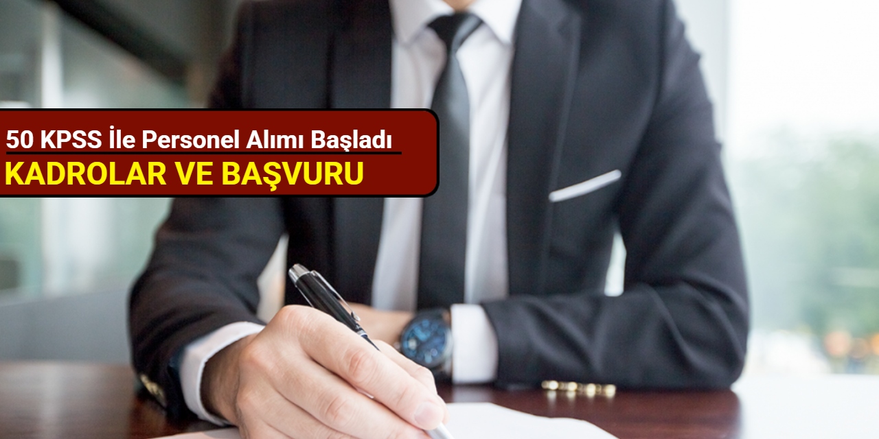 50 KPSS ile: Sinop Üniversitesi personel alımı başvuru ekranı açıldı 2025