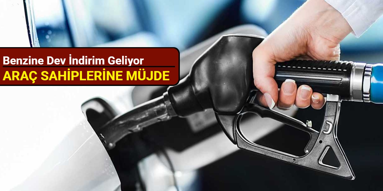 Motorinden sonra benzine de indirim geliyor