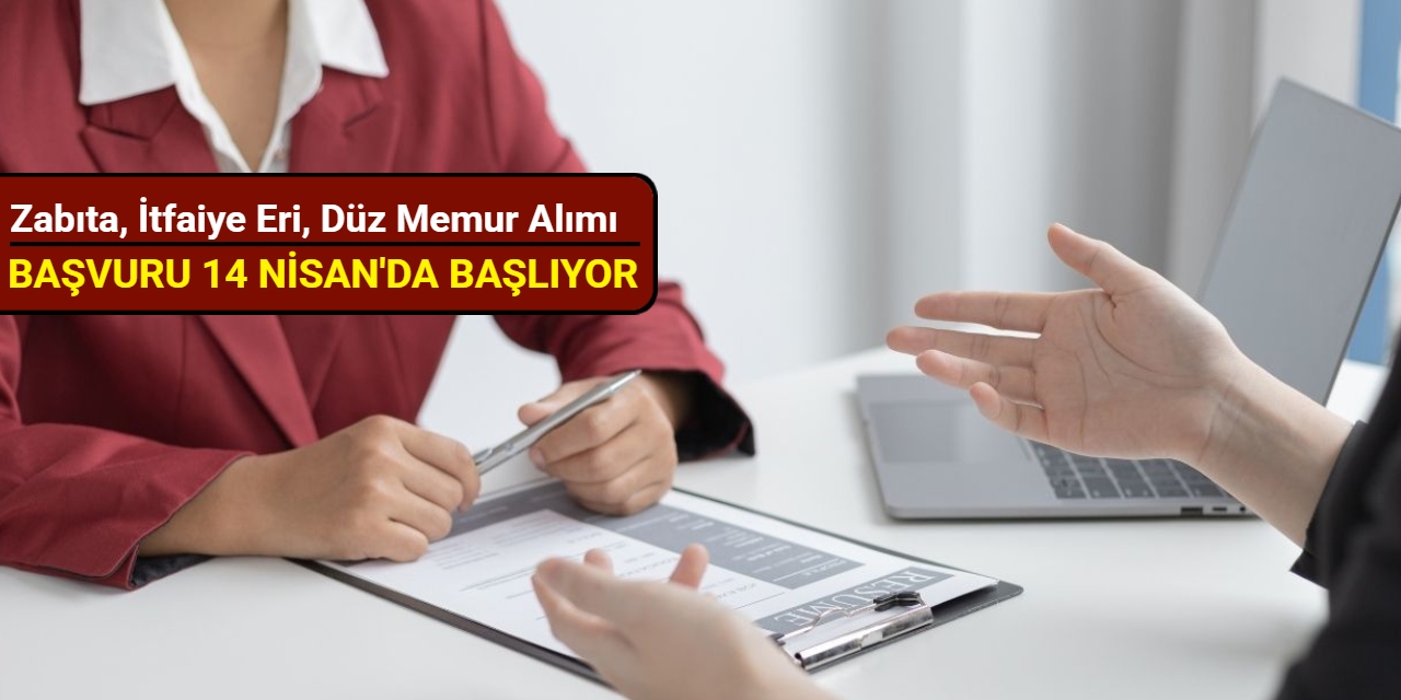 Zabıta, itfaiye eri, memur alımı: Tekirdağ Büyükşehir Belediye Başkanlığı memur alımı başlıyor 2025