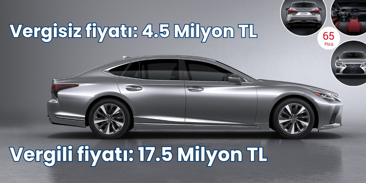 Vergisiz 4,5 milyon, vergili 17.5 milyon TL: İşte Lexus fiyat listesi nisan 2025