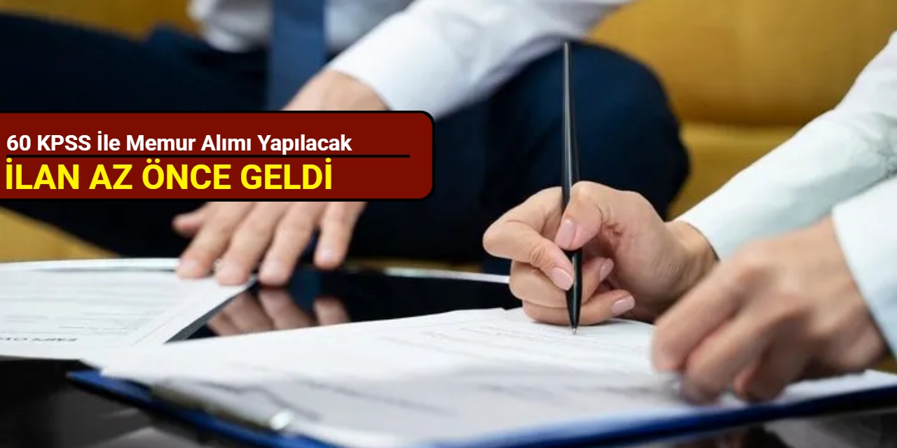 60 KPSS ile memur alımı: Tatvan Belediyesi memur alımı yapacak