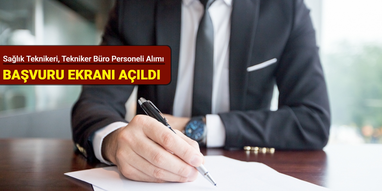 Sağlık teknikeri,büro personeli, destek personeli alımı: Sivas Cumhuriyet Üniversitesi personel alımı başvuru ekranı açıldı