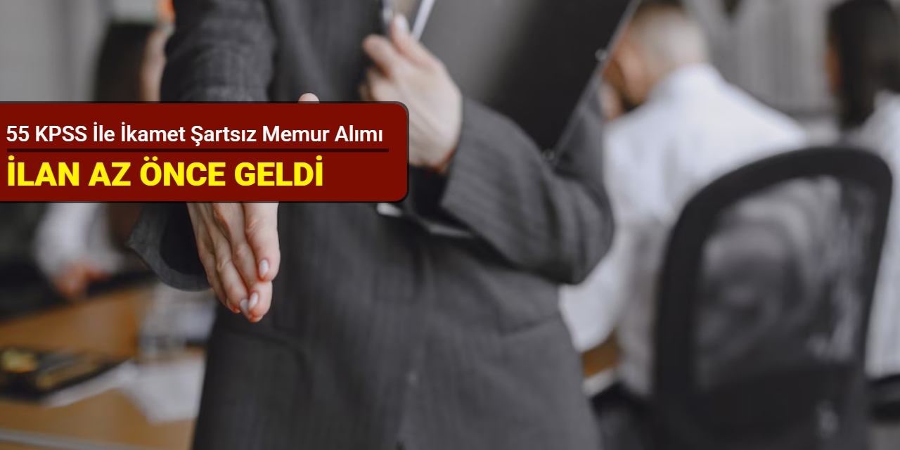 55 KPSS ile memur alımı: Sögütlü Belediyesi memur alımı yapacak 2025