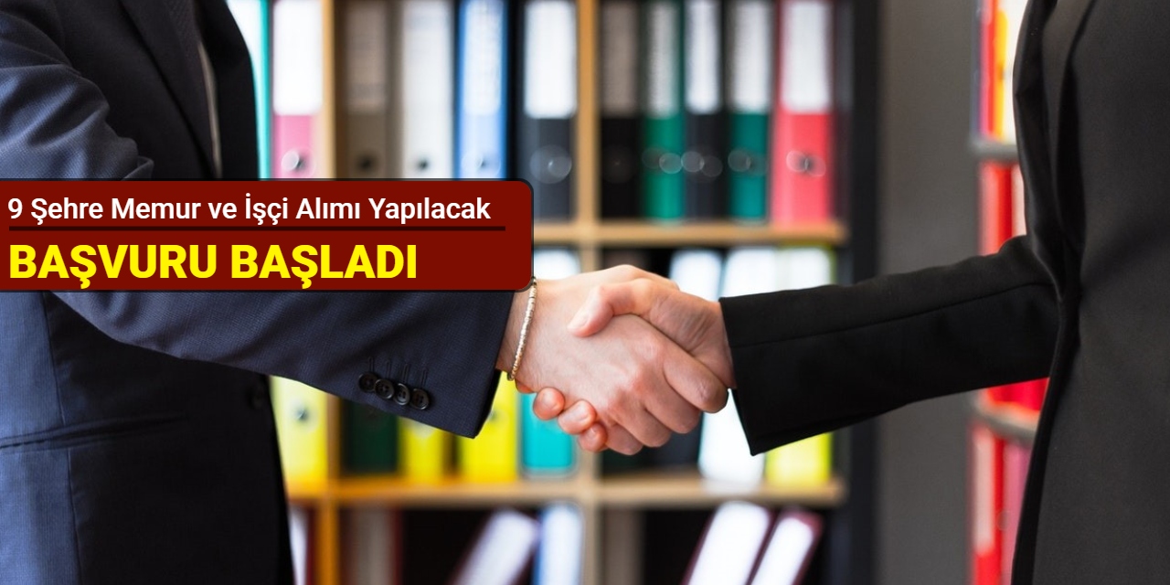 9 şehre memur ve işçi alımı: ASHB yeni SYDV personel alım ilanlarını duyurdu 2025