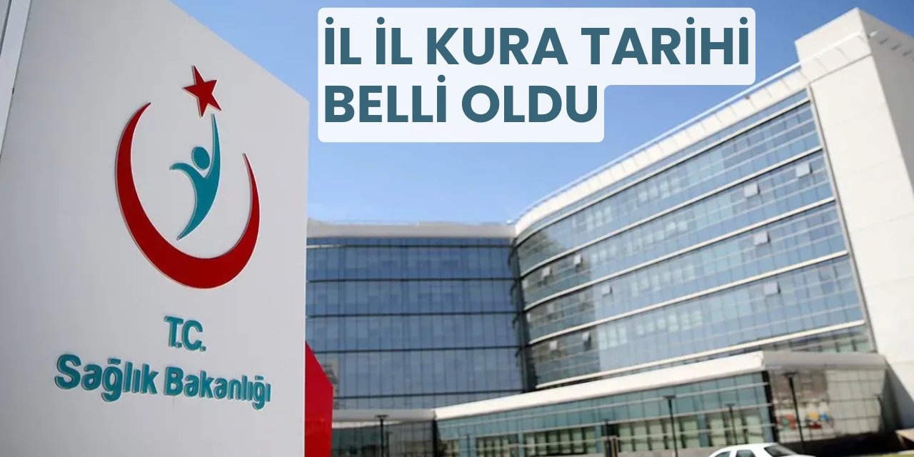 Sağlık Bakanlığı işçi alımı kura çekimi takvimi açıklandı