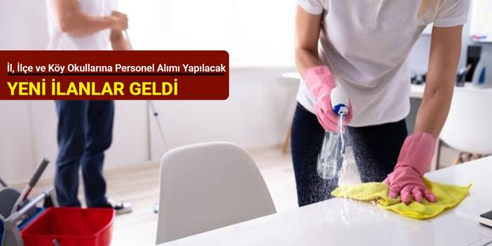 İl, İlçe ve köy okullarına personel alımı yapılacak Mart 2026